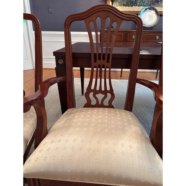 Late 20th Century Late 20th Century Beautiful America Drew Chippendale Dining Chairs - Set of 6 For Sale - Image 5 of 18