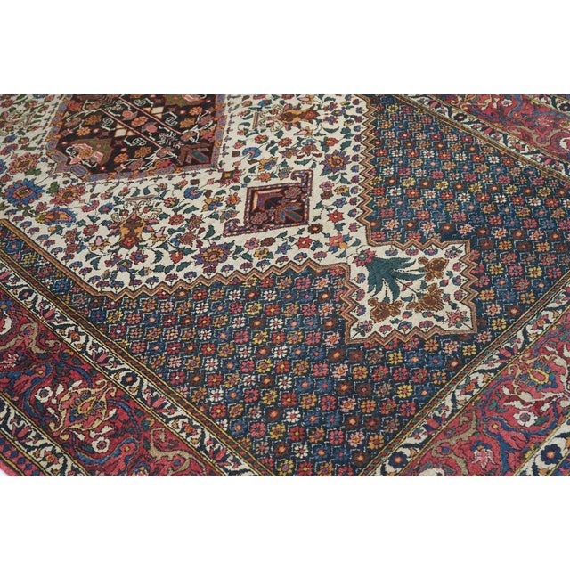 Vintage Bakhtiari Rug 4'9'' X 7'9'' For Sale In New York - Image 6 of 12
