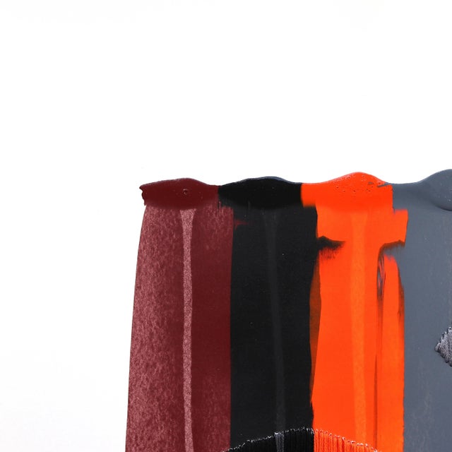 Barcelona native artist Raul de la Torre's vibrant abstract mixed media artworks pay homage to textiles. De La Torre...