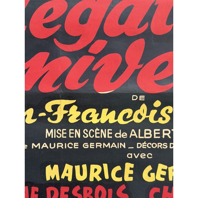 Grand Theatre Casablanca, 1960, Jean Francois Regnard, Albert Botbol, Le légataire Universel, France, Total dimensions 73...