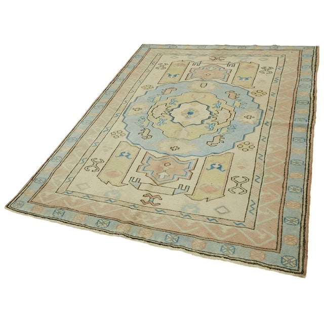 Anatolian Handmade Rug For Sale - Image 3 of 7