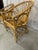 Vintage Bent Rattan Circle Sided Chairs, a Pair For Sale - Image 9 of 12