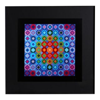 Victor Vasarely, Folkokta, Offset Lithograph For Sale