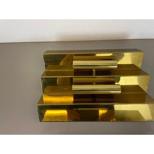 German Wall Light in Brass from WKR Leuchten, 1970s, Set of 2 For Sale - Image 18 of 18
