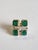 Set in 18k Gold, 6.70 Carats, Natural Zambian Emerald & Diamonds Cluster Ring, Size 6 For Sale - Image 6 of 11