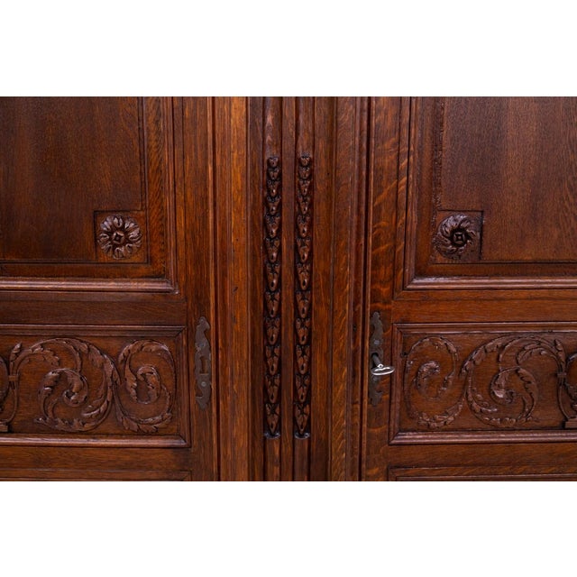 Large Antique Mid-19th Century Wardrobe, France For Sale - Image 12 of 18
