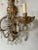Metal 1950s French Bronze and Crystal Sconces - A Pair For Sale - Image 7 of 10