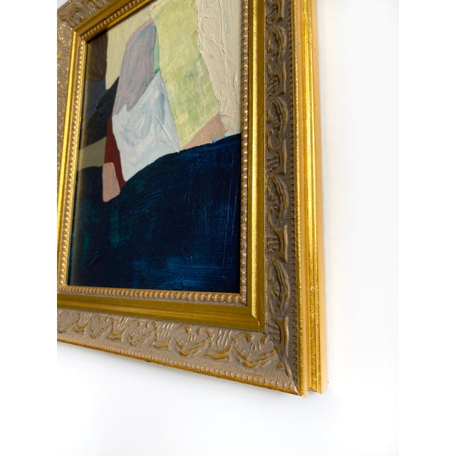 Original painting by Jessalin Beutler, completed in 2026. Acrylic and collaged textiles and painted papers on canvas...