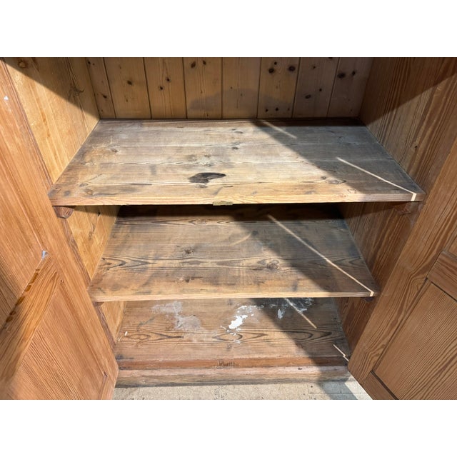 19th Century 19th Century Pine Housekeeper's Cupboard For Sale - Image 5 of 17