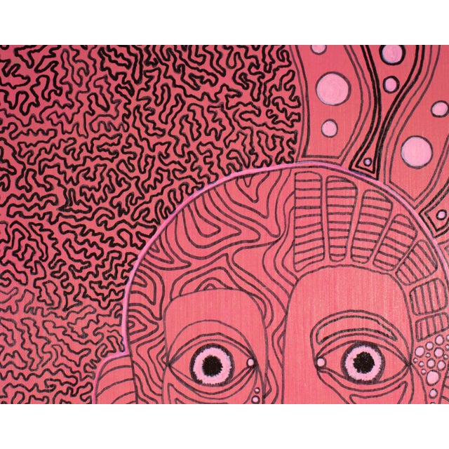 "You Are the Poison I Need" Mixed Media Painting on Wood Panel by r.a. Buys For Sale In Indianapolis - Image 6 of 9