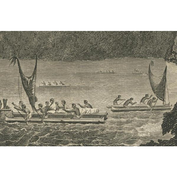 The Death of Captain Cook at Kealakekua Bay, 1779, Paper For Sale - Image 3 of 6