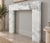 Handcrafted Ziarat White Marble Fireplace Surround – Afghan Stone For Sale - Image 4 of 9