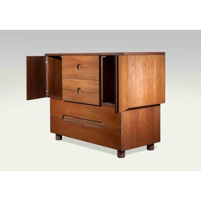 Brown Model Serena Chest of Drawers by Giovanni Michelucci for Poltronova, 1955 For Sale - Image 8 of 12