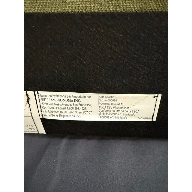 Green Full Size Williams-Sonoma for West Elm Elora Arched Upholstered Bed With Trundle For Sale - Image 8 of 12