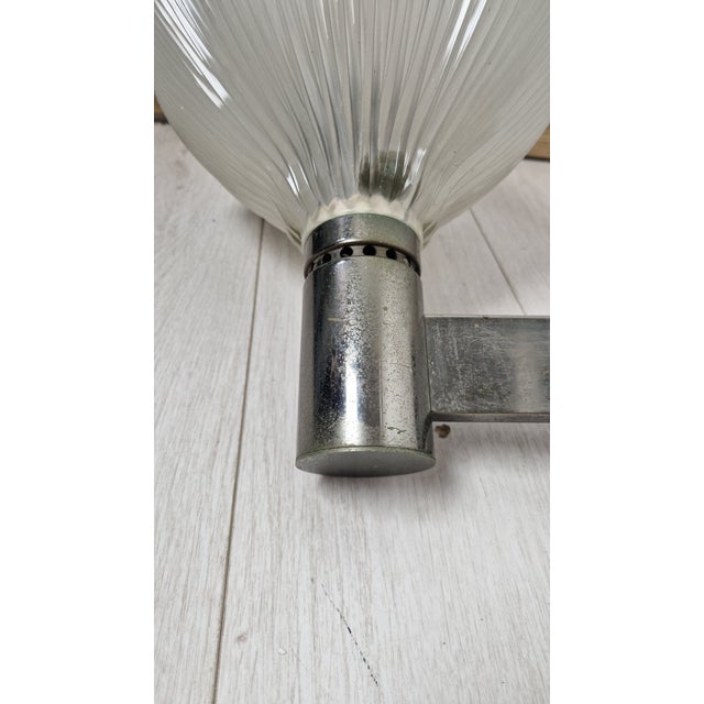 Vintage Wall Lamps with Satin Glass by BBPR for Artemide, 1960s, Set of 2 For Sale - Image 6 of 12
