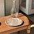 Light Beige Petrified Wood Circular Tray, 1980s For Sale - Image 7 of 8