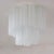 Metal Frosted Murano Glass Chandelier, Italy, 1990s For Sale - Image 7 of 11