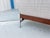 Wood Mid-Century Walnut and Aluminum Three-Seat Sofa, 1960s For Sale - Image 7 of 8