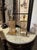Gold Pair of Modern Gold Dust Murano Block Lamps For Sale - Image 8 of 8