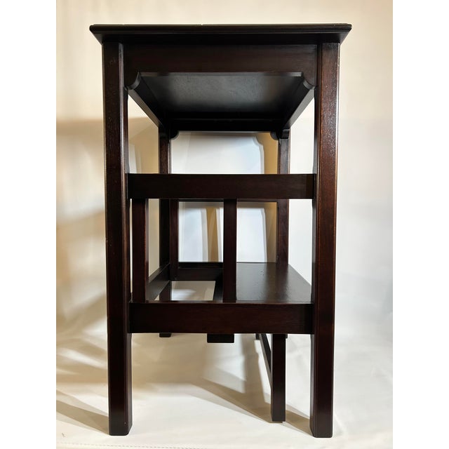 Brown 2010s Rose Tarlow Chippendale Table With Pull-Out Library Steps - 1 Piece For Sale - Image 8 of 16