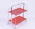 Vintage Orange Foldable Bar Cart in Chrome Metal, 1960s For Sale - Image 9 of 9