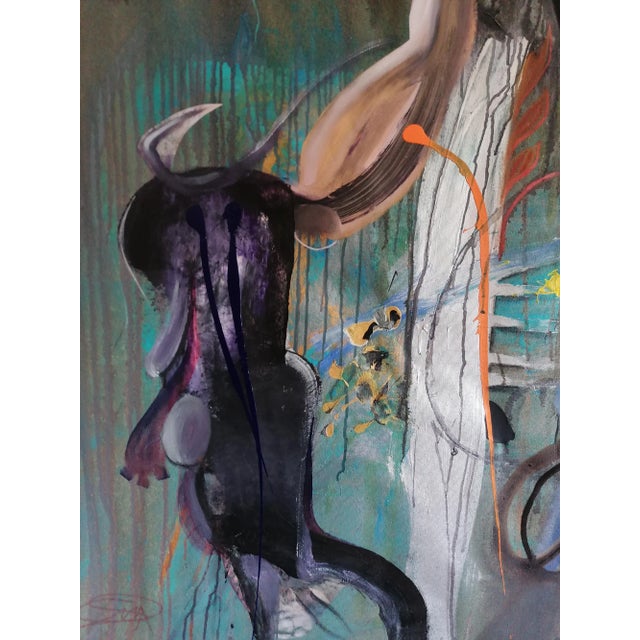 Stefano Mazzolini, Donbass, 2022, Acrylic & Oil on Canvas For Sale - Image 3 of 12