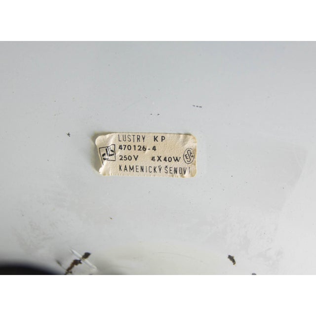 Brutalist Flush Mount attributed to Kamenicky Senov, 1970s For Sale - Image 14 of 15