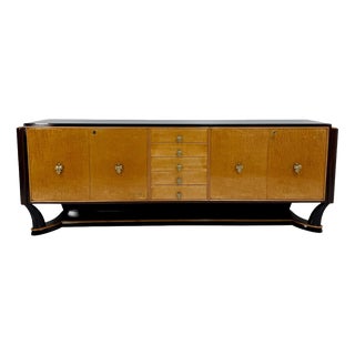 Art Deco Italian Maple Sideboard attributed to Osvaldo Borsani, 1940s For Sale