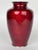 Japanese A Japanese Red Ground Enamel Vase With Blossoms For Sale - Image 3 of 4