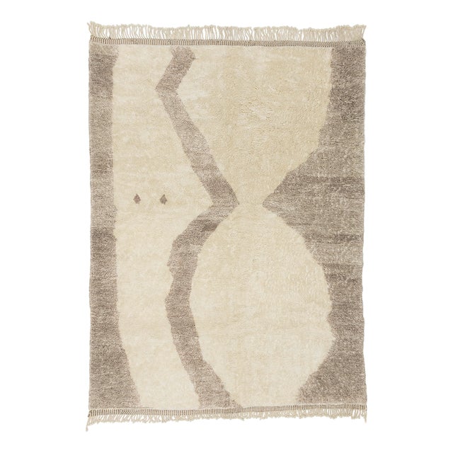 Hand-Knotted Wool Premium Rug by Azele Studio For Sale