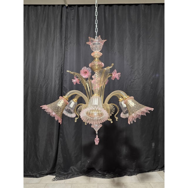 Murano Chandelier, 1980s For Sale - Image 13 of 13