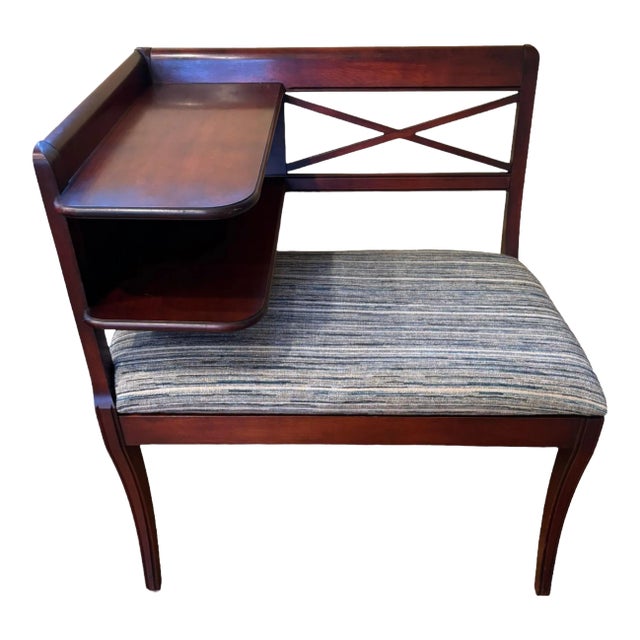 Mid 20th Century Telephone "Gossip" Bench For Sale