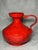 Italian Red Glazed Ceramic Vase, 1960s For Sale - Image 4 of 8