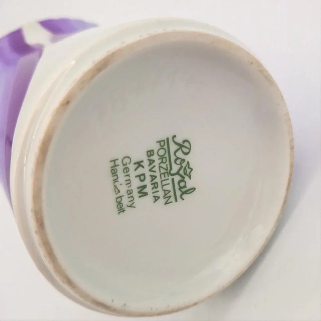 Vintage Porcelain Vase from Royal KPM, 1960s, in Flawless conditions. Designed 1960 to 1969 This piece has an attribution...