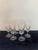 1970s "Diamant" Crystal d'Arques-Durand France 6" Tall Champagne Fluted Set of Six(6) For Sale - Image 10 of 18