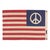 100% Cotton Flag, Vintage Style Faded American Peace Sign, Double Sided Print For Sale In Los Angeles - Image 6 of 6