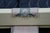 Gate House Ivory Contour Leg Wood Luggage Rack With 3 Petit Point Straps For Sale - Image 16 of 16