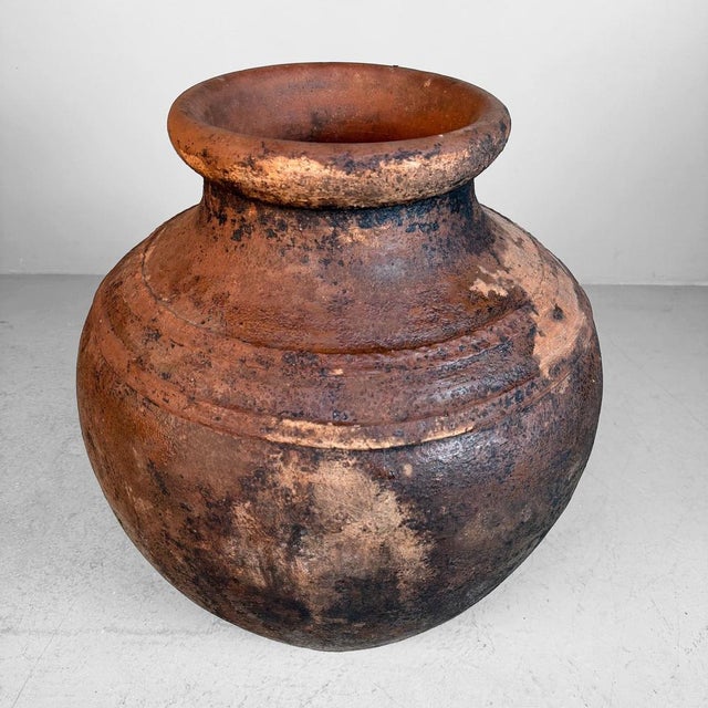 Large Antique Terracotta Jar, 1890s For Sale - Image 4 of 15