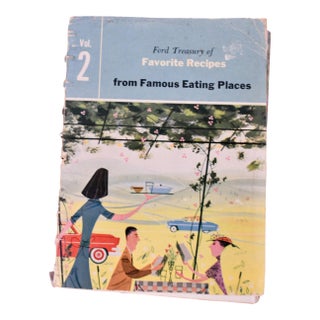 Vintage 1954 Second Ford Treasury of Favorite Recipes Famous Eating Places For Sale