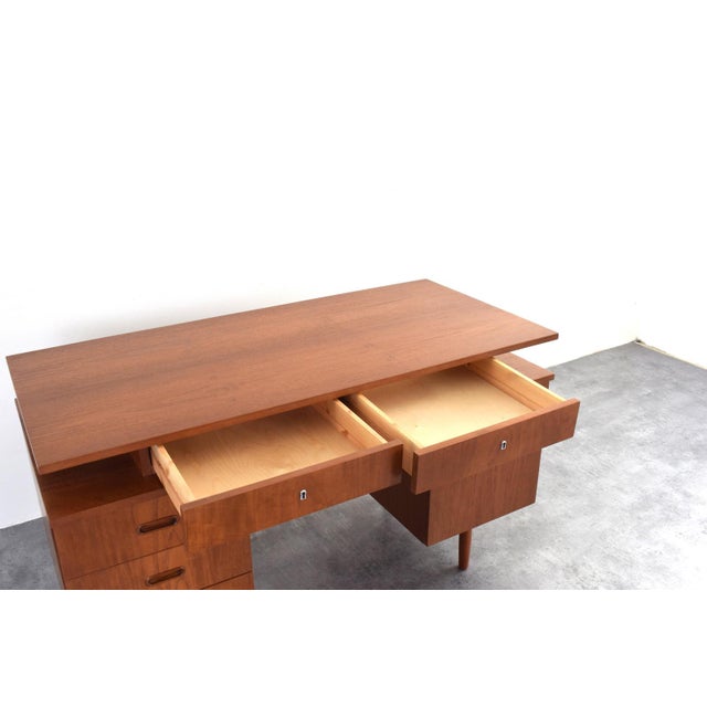 Mid-Century Teak Desk, 1960s For Sale - Image 18 of 18