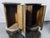 Vintage Neoclassical Style Marble Top Wooden Pedestal Side Tables—A Pair For Sale - Image 9 of 14