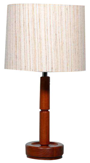Vintage Danish Teak Table Lamp from Domus