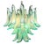 Italian Green Petal Chandelier, Murano, 1995 For Sale - Image 3 of 11