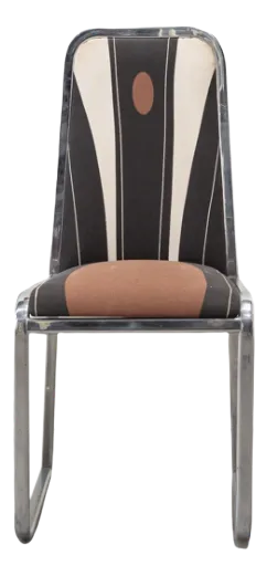 Stainless Steel Side Chair, 1970s