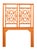 Coastal Tulum Headboard Twin - Orange For Sale - Image 3 of 3