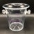 French Louis Roederer Lucite Champagne Cooler Bucket With 2 Orrefors Toasting Flutes- Group of 3 For Sale - Image 3 of 12