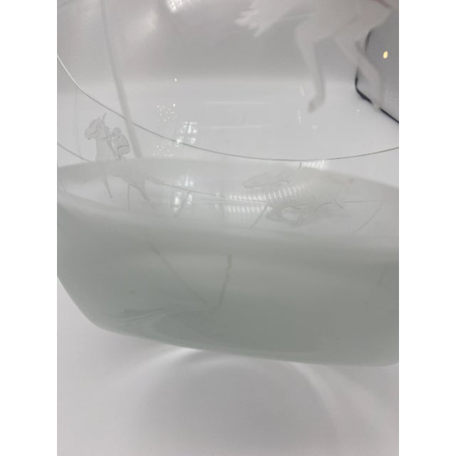 Hand Cut Crystal Polo Bowl For Sale - Image 4 of 9
