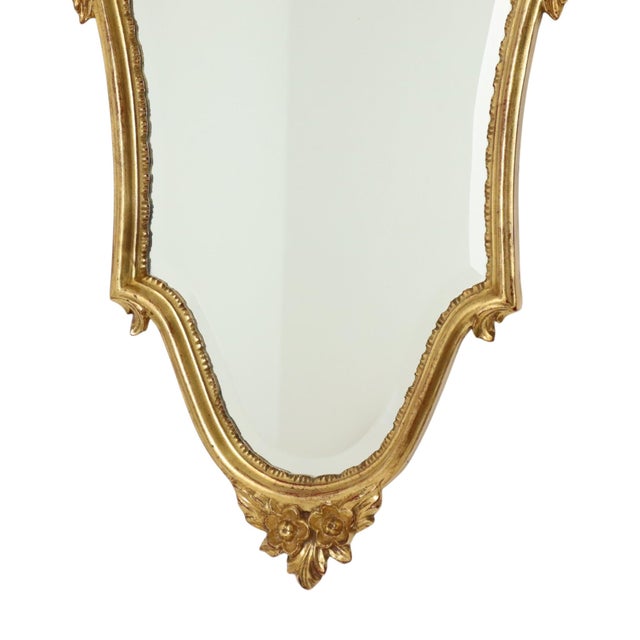 1960s Louis XVI Classic Gold Crested Mirror from Deknudt, 1950s For Sale - Image 5 of 18