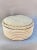1980s Whitewashed Rattan Round Footstool With Tufted Cushion For Sale In Raleigh - Image 6 of 6