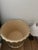 Pair of Neoclassical Gold Fluted Drum Storage Nightstands / Side Tables For Sale - Image 4 of 5